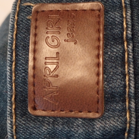 April Girl Distressed Denim Jeans-W 24 x L 28 - Picture 5 of 7